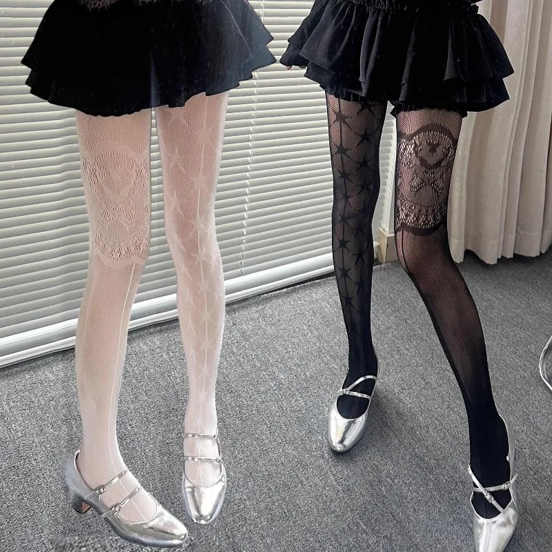 Кружевные крючком асимметричные колготки в сеточку со звездами, женские модные прозрачные чулки, жаккардовые сетчатые колготки со звездами, сексуальные полые до бедра
Кружевные крючком асимметричные колготки в сеточку со звездами, женские модные прозрачные чулки, жаккардовые сетчатые колготки со звездами, сексуальные полые до бедра