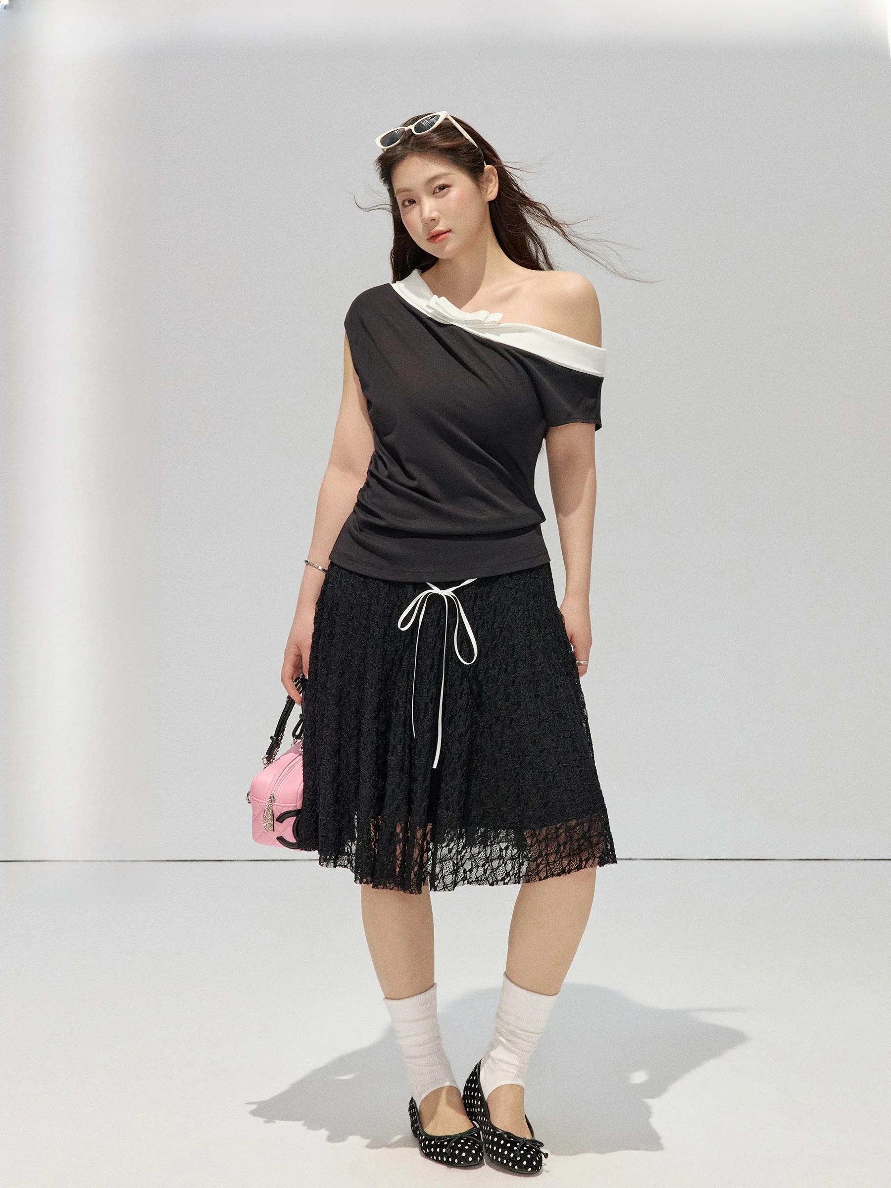 Jiulu Studio Large Size Lace Knot oulder T-irt f Skirt Set Faionable Casual Outfit for plus Size Women
Jiulu Studio Large Size Lace Knot oulder T-irt f Skirt Set Faionable Casual Outfit for plus Size Women