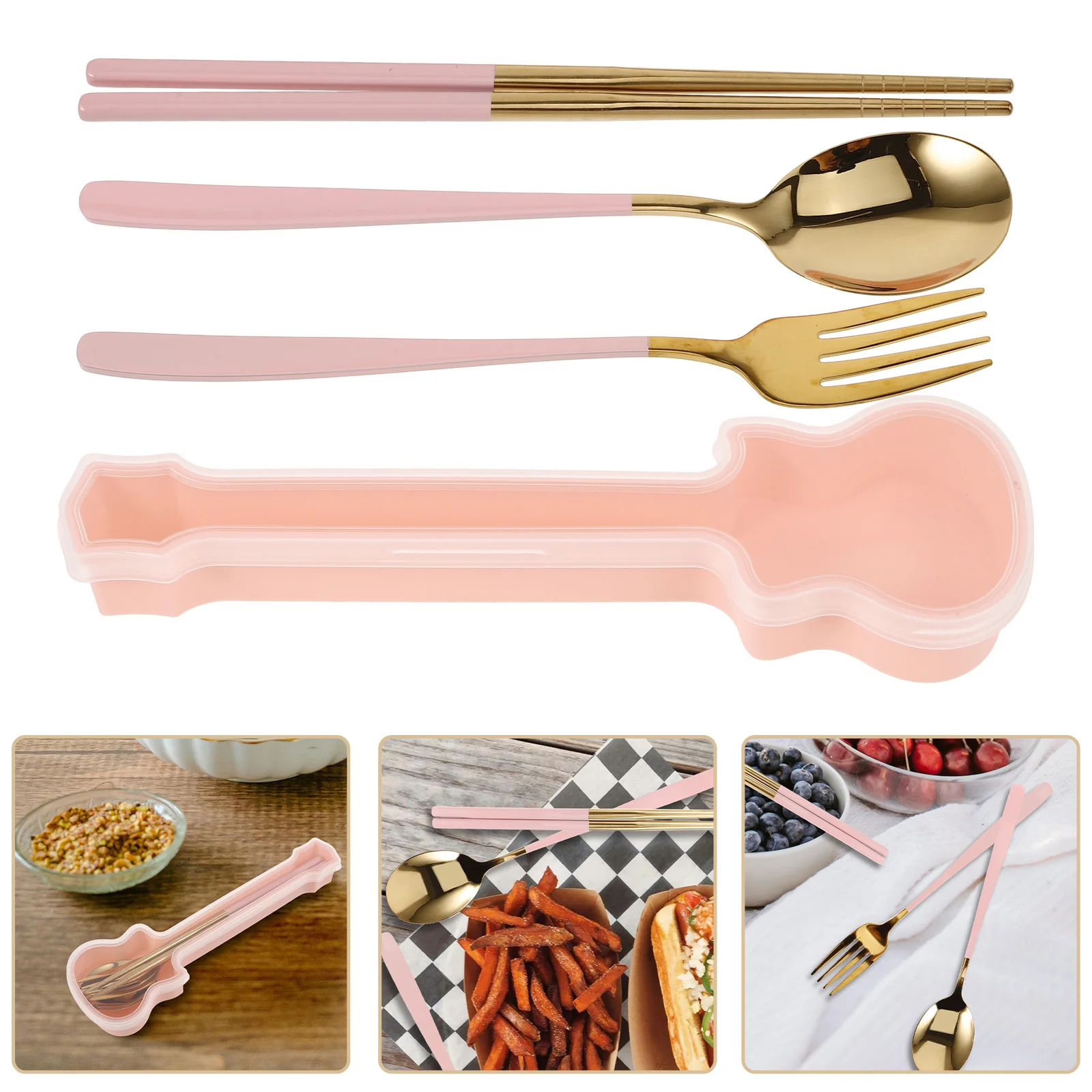 1Set Reusable Utensils Set with Case Stainless Steel Portable Cutlery for Lunch Box Travel Camping Fork Spoon Chopstick Kit
1Set Reusable Utensils Set with Case Stainless Steel Portable Cutlery for Lunch Box Travel Camping Fork Spoon Chopstick Kit