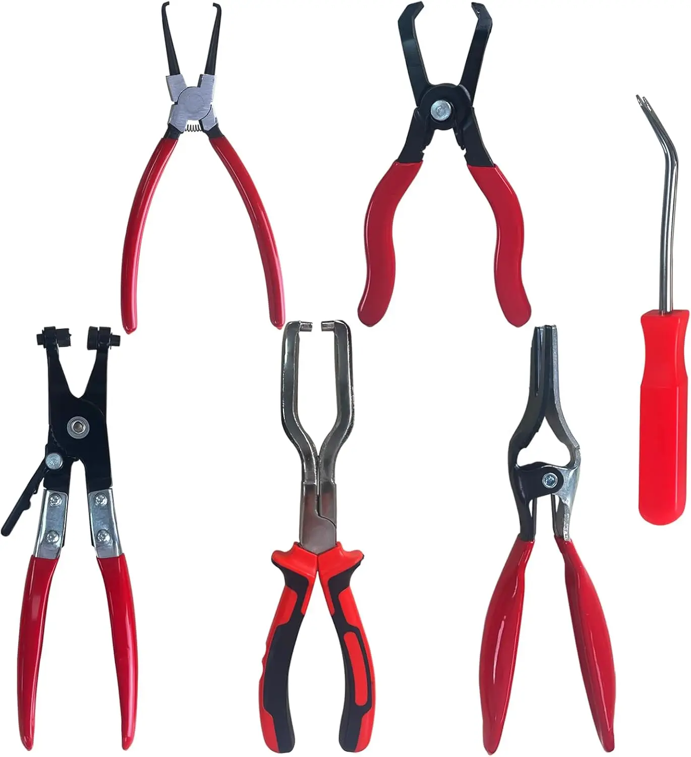 6-Piece Fuel Line Pliers Set, 9" Long Fuel Filter Caliper, Fuel Hose Clamp Removal Plier, Flat Hose Clamp Plier Hose Remover,
6-Piece Fuel Line Pliers Set, 9" Long Fuel Filter Caliper, Fuel Hose Clamp Removal Plier, Flat Hose Clamp Plier Hose Remover,