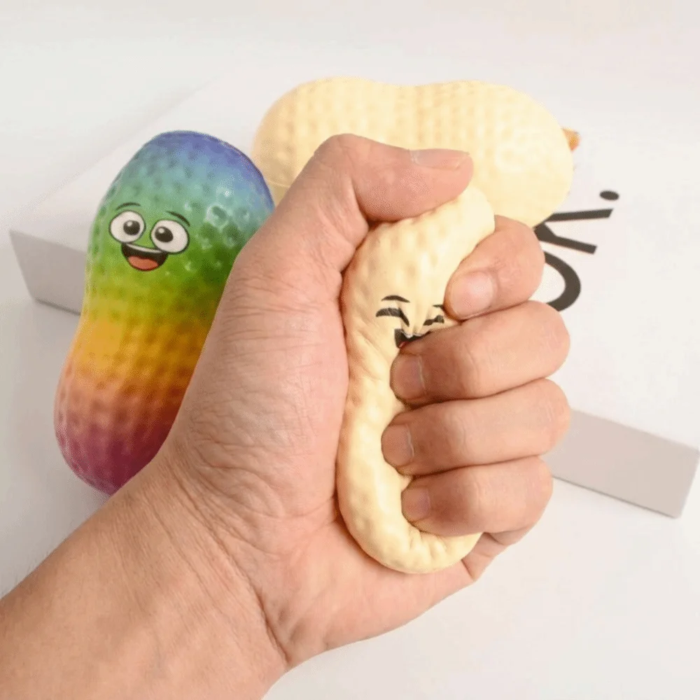 12pcs Realistic Peanut Squeeze Toy Slow Rebound Decompression Peanut Pinch Le PU Sludge Texture Stress Relief Toy
12pcs Realistic Peanut Squeeze Toy Slow Rebound Decompression Peanut Pinch Le PU Sludge Texture Stress Relief Toy
