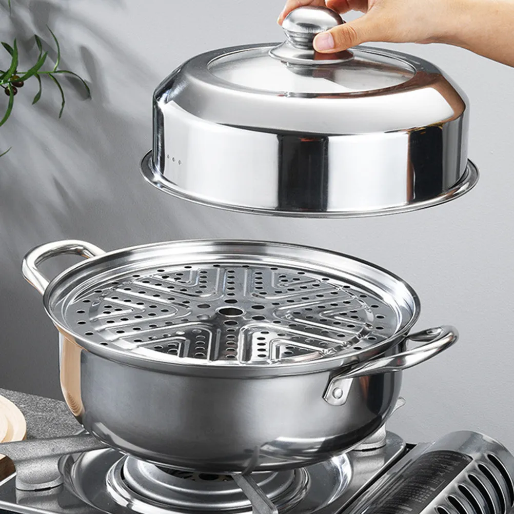 1Set Stainless Steel Steam Pot Double Layer Multi-Functional Steamer for Dumplings Vegetables Fish Poultry Home Kitchen Cooking
1Set Stainless Steel Steam Pot Double Layer Multi-Functional Steamer for Dumplings Vegetables Fish Poultry Home Kitchen Cooking
