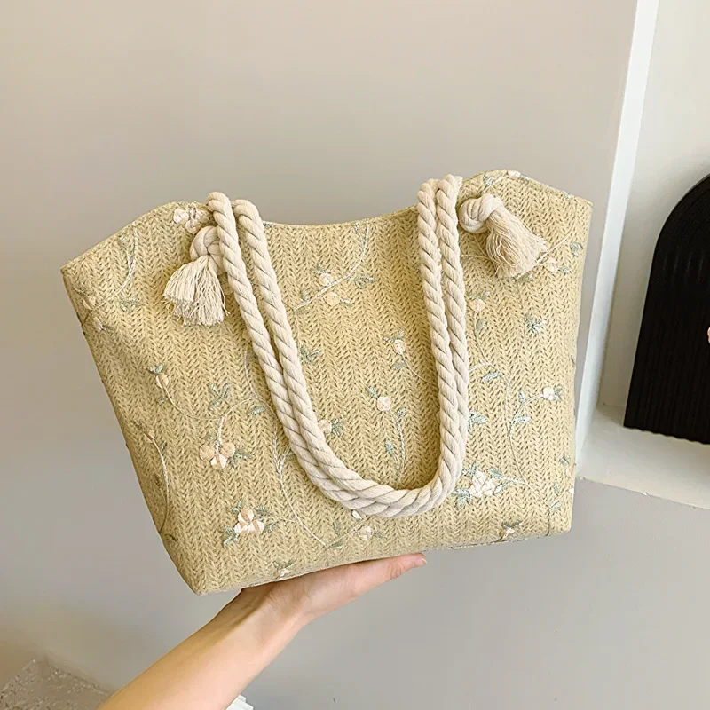 Large capacity fashion woven handbag versatile ins shoulder underarm bag tote bag
Large capacity fashion woven handbag versatile ins shoulder underarm bag tote bag