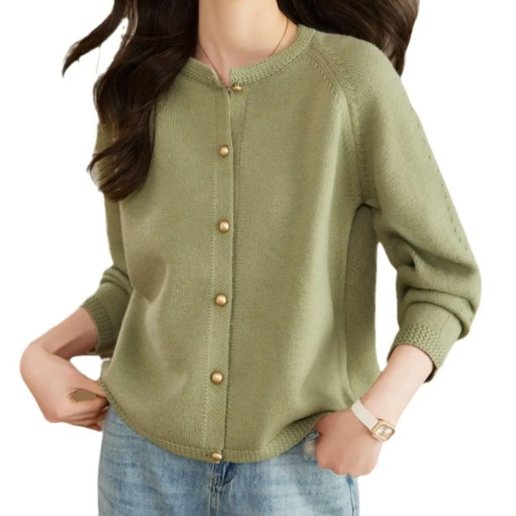 Women's Knitted Cardigan Spring Autumn Loose Casual Short Style Sweater Coat New Outfit for Women
Women's Knitted Cardigan Spring Autumn Loose Casual Short Style Sweater Coat New Outfit for Women