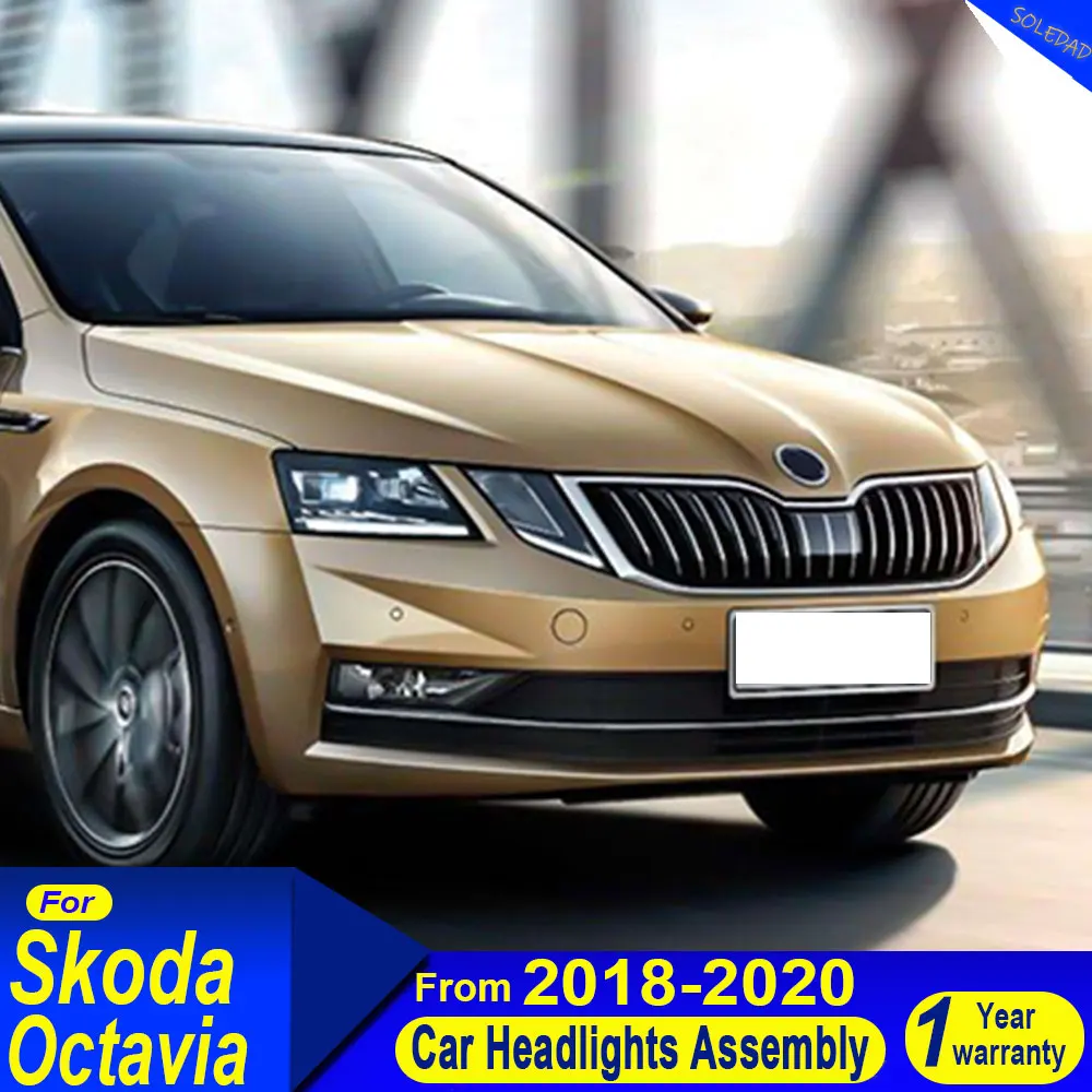 Auto headlamp For Skoda Octavia Headlights 2018-2021 latest Styling LED Daytime Lights Dual Projector Car Accesorios Modified
Auto headlamp For Skoda Octavia Headlights 2018-2021 latest Styling LED Daytime Lights Dual Projector Car Accesorios Modified