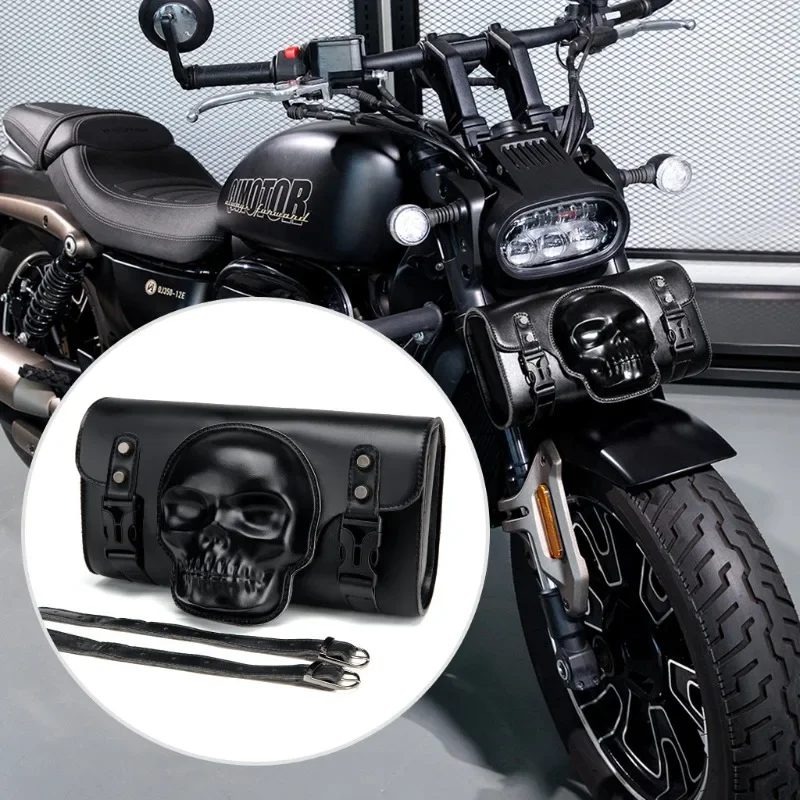 Bolsa colgante delantera para motocicleta, bolsa de almacenamiento estilo Retro Cruiser para motocicleta, correas ajustables, bo
Bolsa colgante delantera para motocicleta, bolsa de almacenamiento estilo Retro Cruiser para motocicleta, correas ajustables, bo