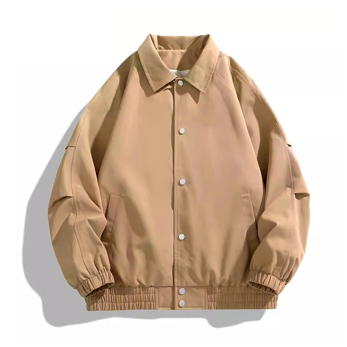 Мужская Летняя Свободная куртка с отложным воротником и длинным рукавом # nigo71455
Мужская Летняя Свободная куртка с отложным воротником и длинным рукавом # nigo71455