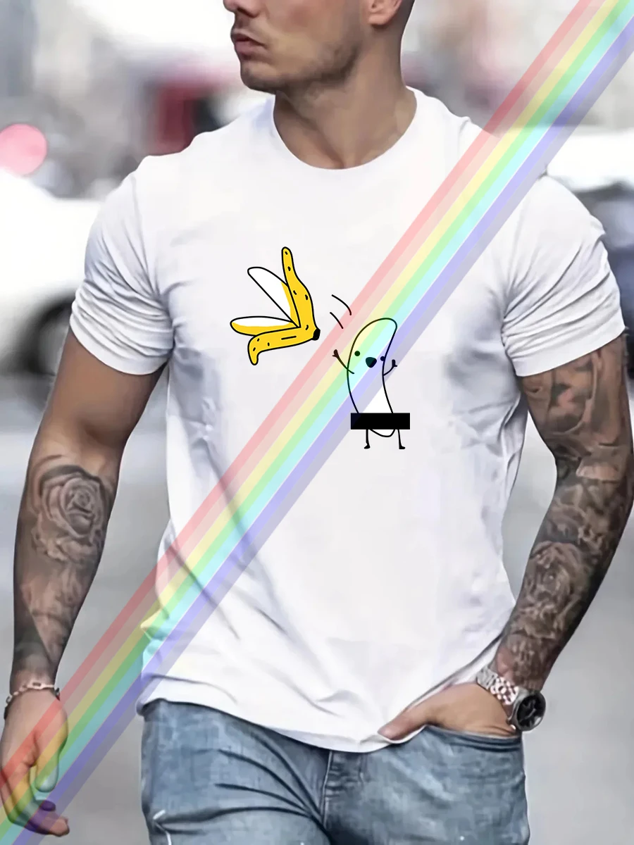 Funny Banana Print Cotton Oversized Men Short Sleeve Casual T Shirt Woman Clothing Tops Summer Tees Fashion Streetwear
Funny Banana Print Cotton Oversized Men Short Sleeve Casual T Shirt Woman Clothing Tops Summer Tees Fashion Streetwear