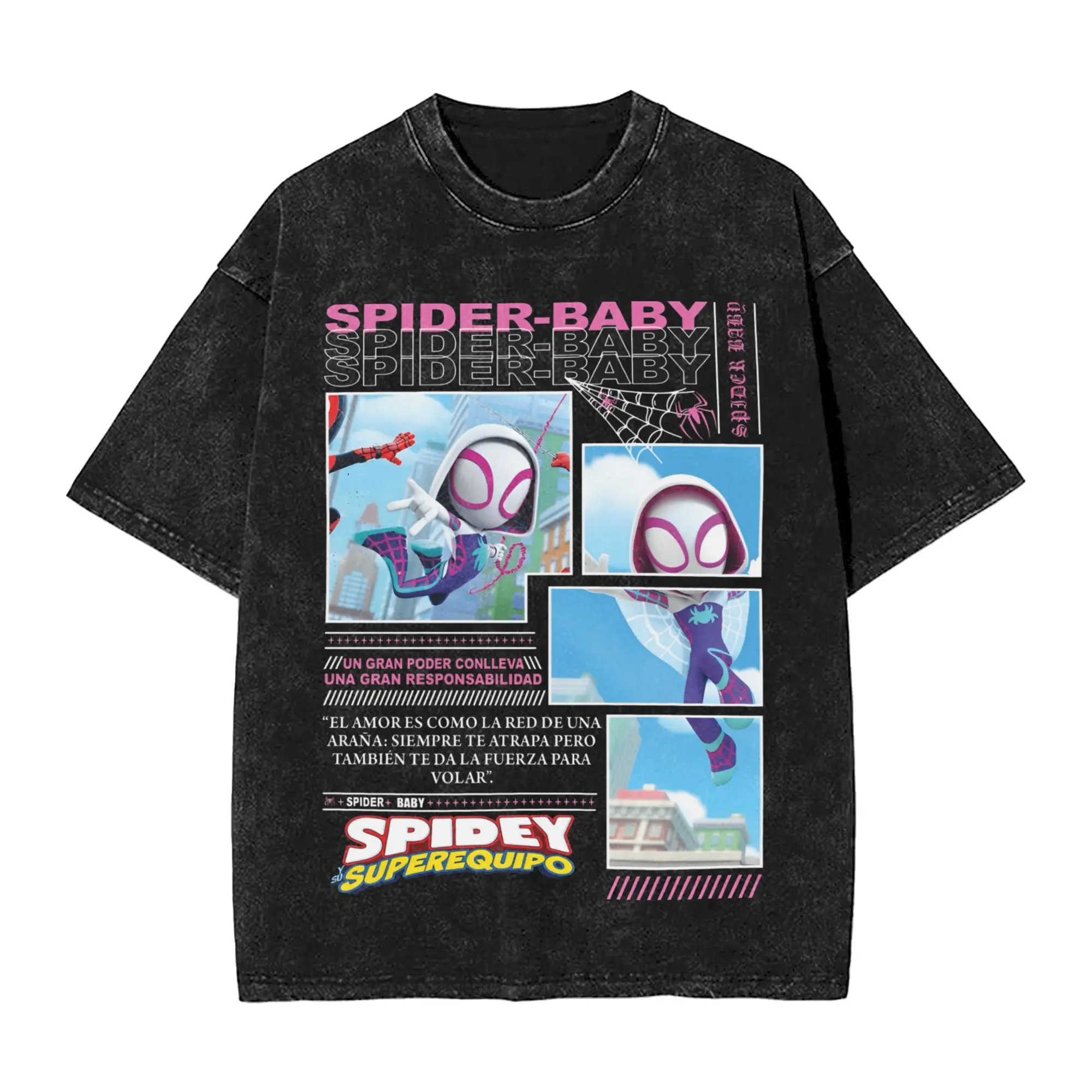 Spider-Baby T Shirt Summer Street Style T Shirts Cotton Fashion Tee Shirt For Couple Short Sleeve Simple Tees
Spider-Baby T Shirt Summer Street Style T Shirts Cotton Fashion Tee Shirt For Couple Short Sleeve Simple Tees