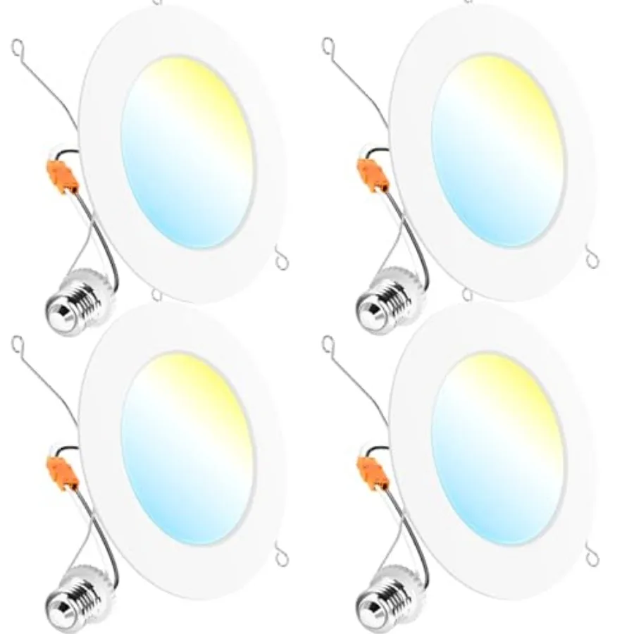 Sunco Retrofit LED Recessed Lighting Can Lights for Ceiling 10 LM 15W Selectable CCT 2700K/3000K/000K/5000K/00K Dimmable Ultra
Sunco Retrofit LED Recessed Lighting Can Lights for Ceiling 10 LM 15W Selectable CCT 2700K/3000K/000K/5000K/00K Dimmable Ultra