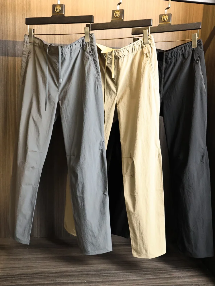 Outdoor Lightweight Summer Men's Casual Pants Breathable Waterproof Straight Leg Fashionable Polyester Fiber Elastic Waist
Outdoor Lightweight Summer Men's Casual Pants Breathable Waterproof Straight Leg Fashionable Polyester Fiber Elastic Waist