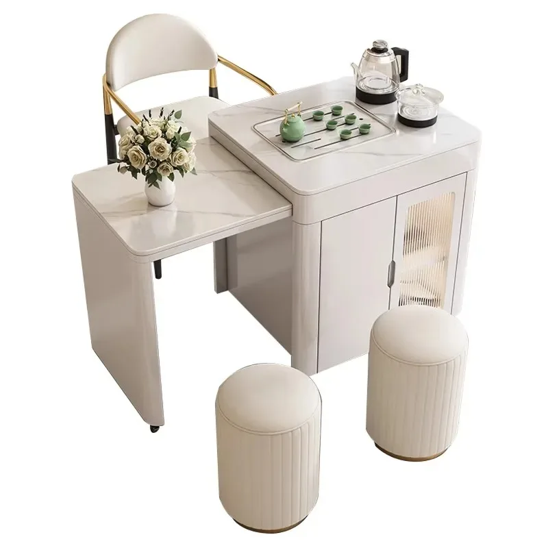 Light luxury modern high-end sense home tea table and chair combination
Light luxury modern high-end sense home tea table and chair combination