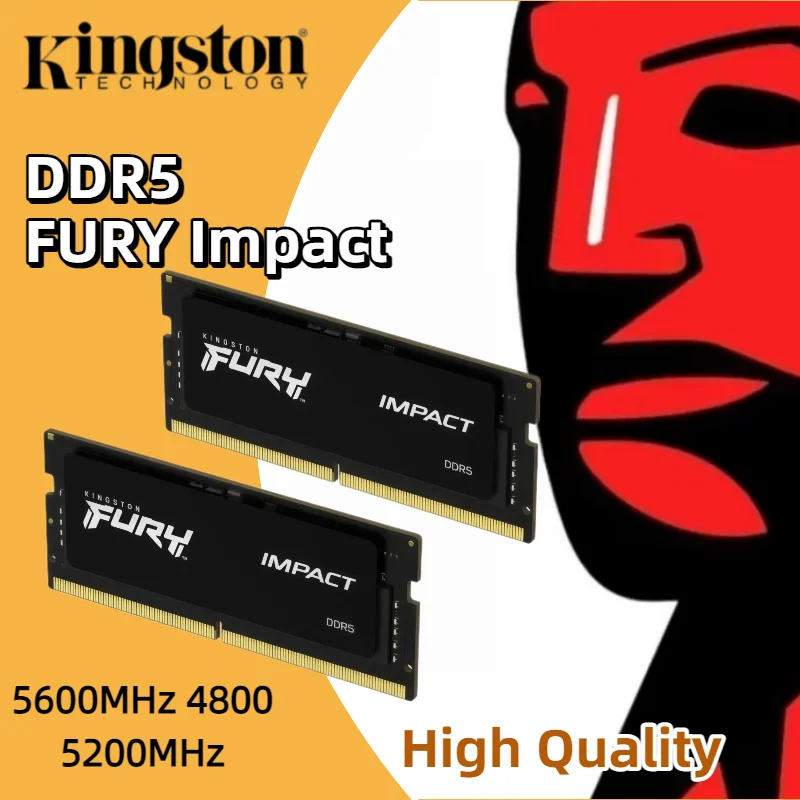 Kingston FURY Impact DDR5 RAM 16 8GB 5600MHz 4800 5200MHz SODIMM Memory 260Pin SODIMM PC5-34800 41600 44800 DDR5 Notebook RAM
Kingston FURY Impact DDR5 RAM 16 8GB 5600MHz 4800 5200MHz SODIMM Memory 260Pin SODIMM PC5-34800 41600 44800 DDR5 Notebook RAM