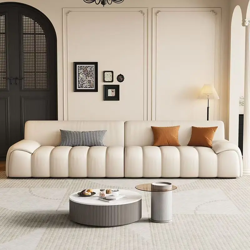 !@High Quality Modern Luxury Living Room Set French Cream Style Elegant Design New Leather Sofa with Leather Cover
!@High Quality Modern Luxury Living Room Set French Cream Style Elegant Design New Leather Sofa with Leather Cover