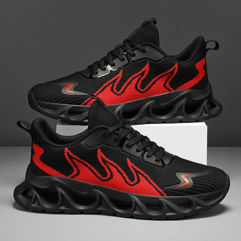 Men's Casual Black Red Sports Shoes Air Mesh Breathable Lightweight Comfortable Large Size Vulcanized Walking Shoes for Men
Men's Casual Black Red Sports Shoes Air Mesh Breathable Lightweight Comfortable Large Size Vulcanized Walking Shoes for Men