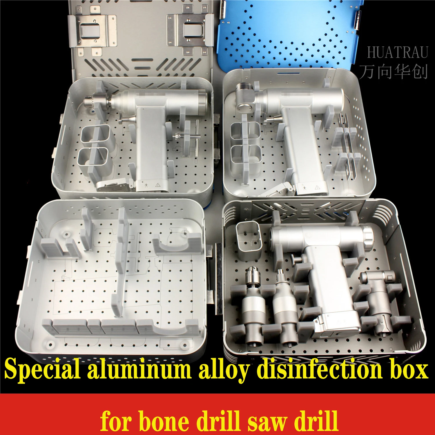 power drill box swing saw Orthopedic instrument medical electric multifunctional hollow bone drill aluminum disinfection case
power drill box swing saw Orthopedic instrument medical electric multifunctional hollow bone drill aluminum disinfection case