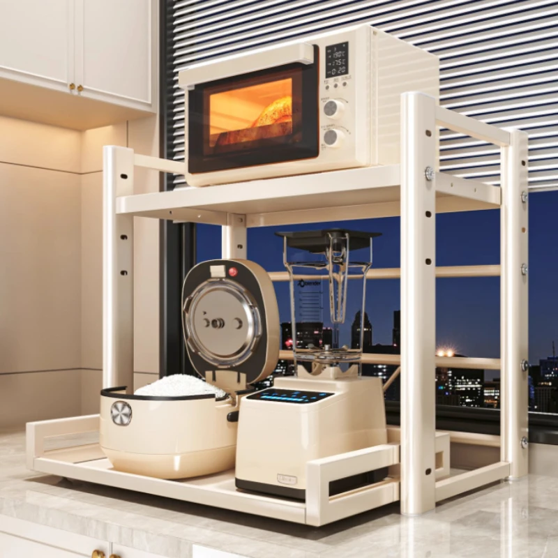 Retractable Kitchen Storage Rack for Rice Cooker, Microwave, Air Fryer Countertop Shelving, Expandable, Space-Saving Organizer
Retractable Kitchen Storage Rack for Rice Cooker, Microwave, Air Fryer Countertop Shelving, Expandable, Space-Saving Organizer