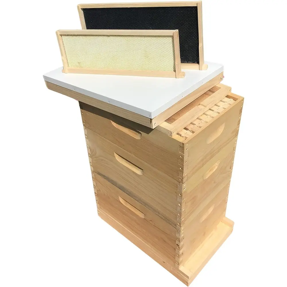 Комплект улья средней длины с 10 рамами, в разобранном виде, сделано в США.
Комплект улья средней длины с 10 рамами, в разобранном виде, сделано в США.