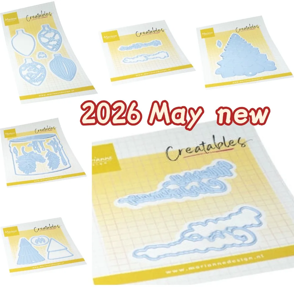 2026 May new Christmas Baubles craft metal cutting dies mold strips sheet scrapbook paper craft knife mold blade punch dies
2026 May new Christmas Baubles craft metal cutting dies mold strips sheet scrapbook paper craft knife mold blade punch dies