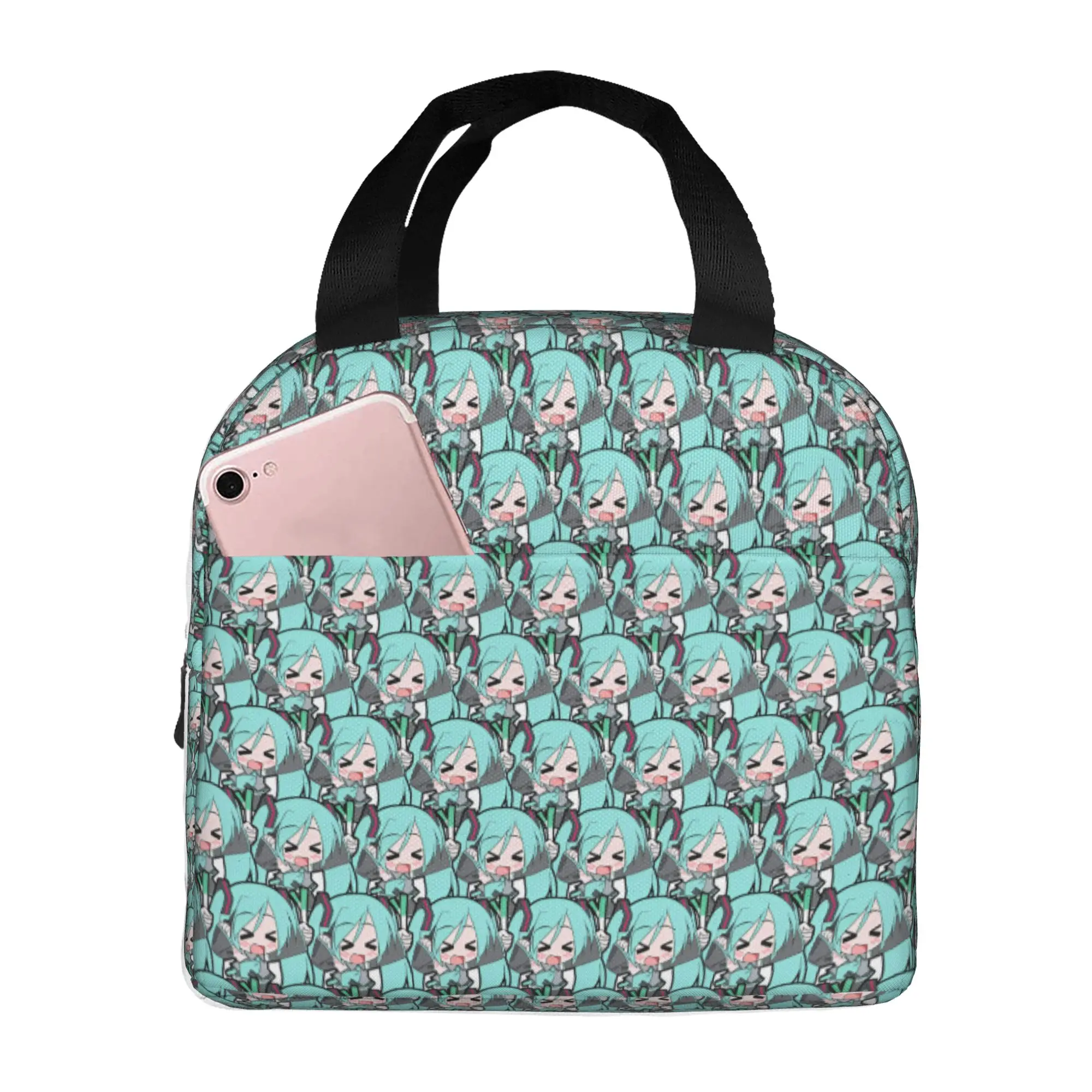 Custom Hatsunes Anime Mikus Insulated Lunch Bag for Women Men Resuable Cute Cooler Thermal Bento Box Office Work School
Custom Hatsunes Anime Mikus Insulated Lunch Bag for Women Men Resuable Cute Cooler Thermal Bento Box Office Work School