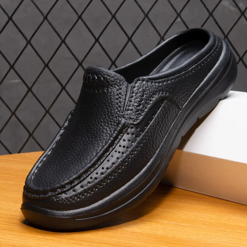 Casual loafers waterproof non-slip chef shoes large size comfortable black leather shoes outdoor fishing shoes
Casual loafers waterproof non-slip chef shoes large size comfortable black leather shoes outdoor fishing shoes
