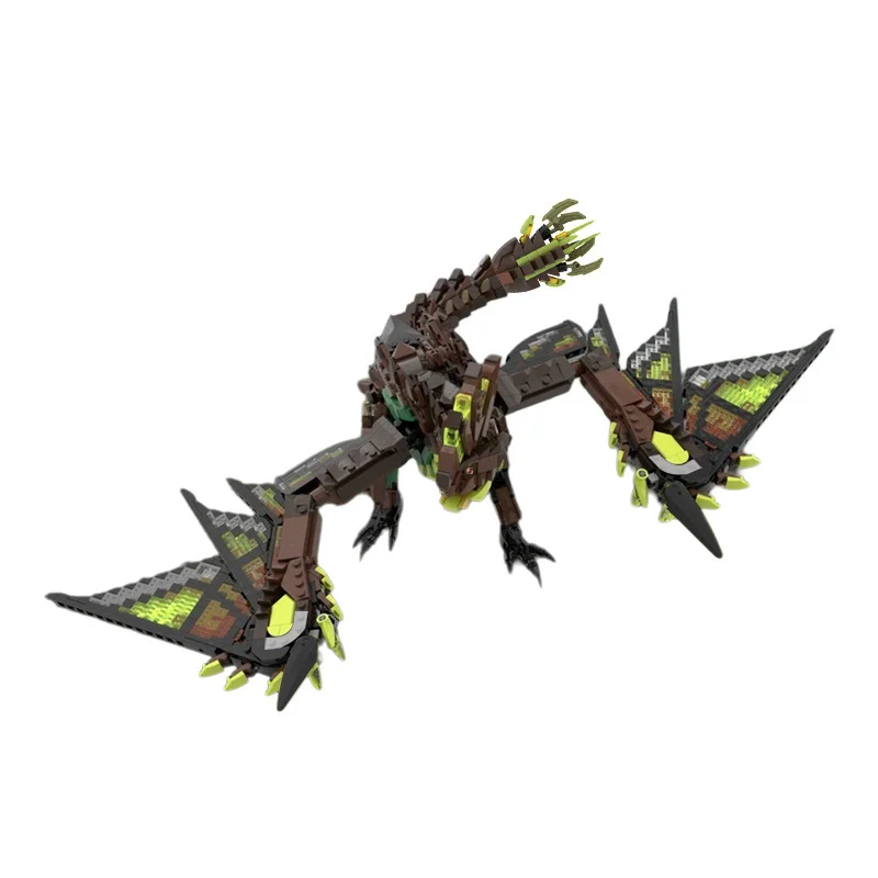 MOC Monster Astalos Game Hunter Beast, набор строительных блоков, модель дракона, кирпичи, украшения, развивающие игрушки-головоломки, подарки для детей
MOC Monster Astalos Game Hunter Beast, набор строительных блоков, модель дракона, кирпичи, украшения, развивающие игрушки-головоломки, подарки для детей