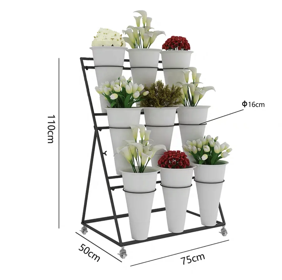 Display Rack Flower Plant Stand steel flower stand for florist flower display rackpromote sales
Display Rack Flower Plant Stand steel flower stand for florist flower display rackpromote sales