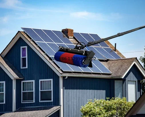 Electric Rolling Solar Panel Cleaning Brush Roller Brush Lithium Battery Power Supply, 7.5m Adjustable Telescopic Rod
Electric Rolling Solar Panel Cleaning Brush Roller Brush Lithium Battery Power Supply, 7.5m Adjustable Telescopic Rod