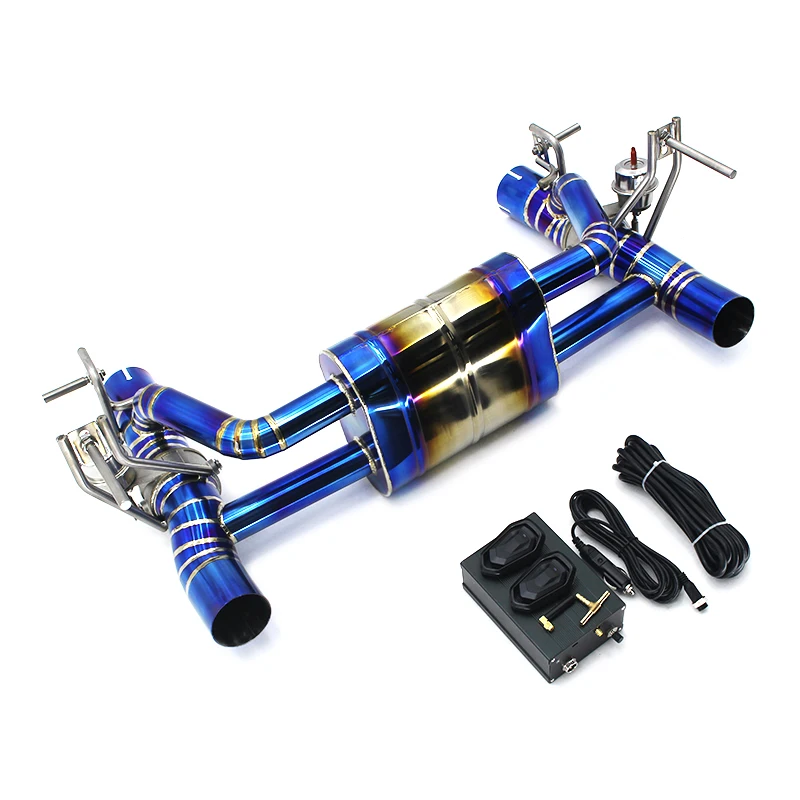 Yooking Valvetronic Exhaust Muffler Catback For Ferrari 488 2015-2019 Titanium Exhaust Pipe
Yooking Valvetronic Exhaust Muffler Catback For Ferrari 488 2015-2019 Titanium Exhaust Pipe