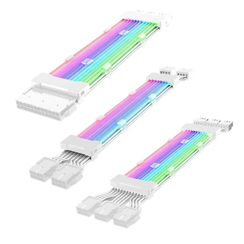 ARGB Power Supply Extension Cable 24 Pin Motherboard Extension Cable 24PIN RGB Color Mode Light Effect RGB glow extension cable
ARGB Power Supply Extension Cable 24 Pin Motherboard Extension Cable 24PIN RGB Color Mode Light Effect RGB glow extension cable