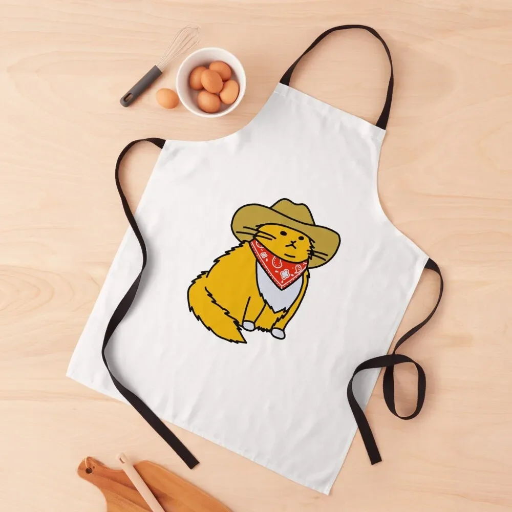 Meowdy Cowboy Cat Apron waterproof for women Kitchen Man professional kitchen Apron
Meowdy Cowboy Cat Apron waterproof for women Kitchen Man professional kitchen Apron