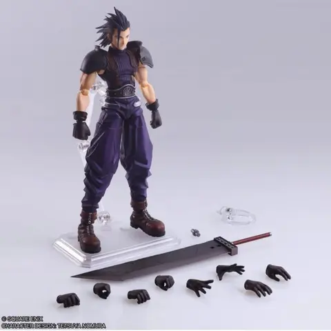 SE ENIX BRING ARTS FF7 Final Fantasy VII Zack Action Figure, disponibile