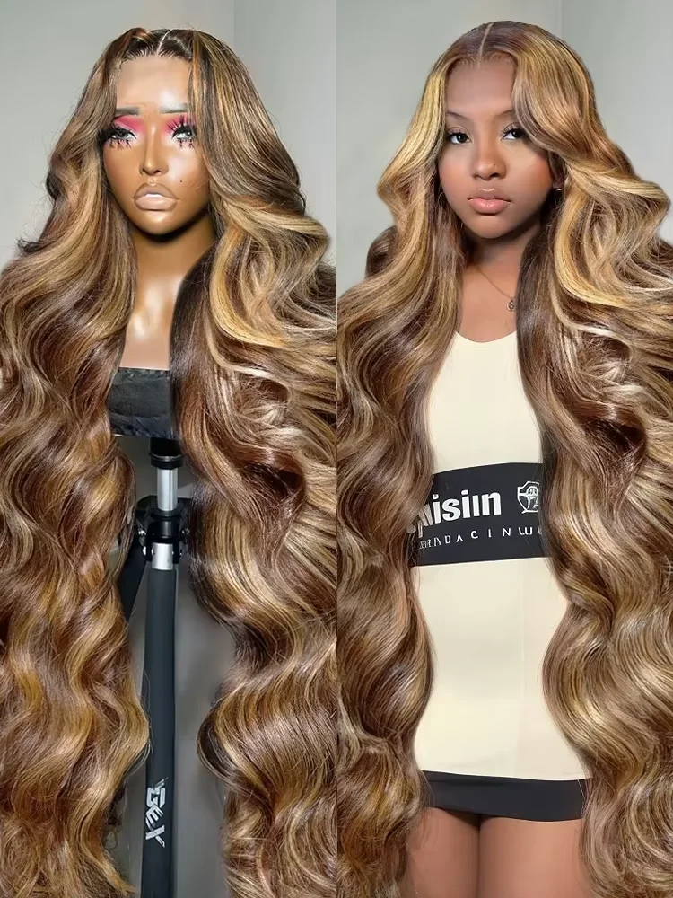 36 Inch 220 Density Highlight Wig Human Hair Body Wave Human Hair Wigs P4/27 Colored HD Lace Wig 13x6 13x4 Human Hair For Women
36 Inch 220 Density Highlight Wig Human Hair Body Wave Human Hair Wigs P4/27 Colored HD Lace Wig 13x6 13x4 Human Hair For Women