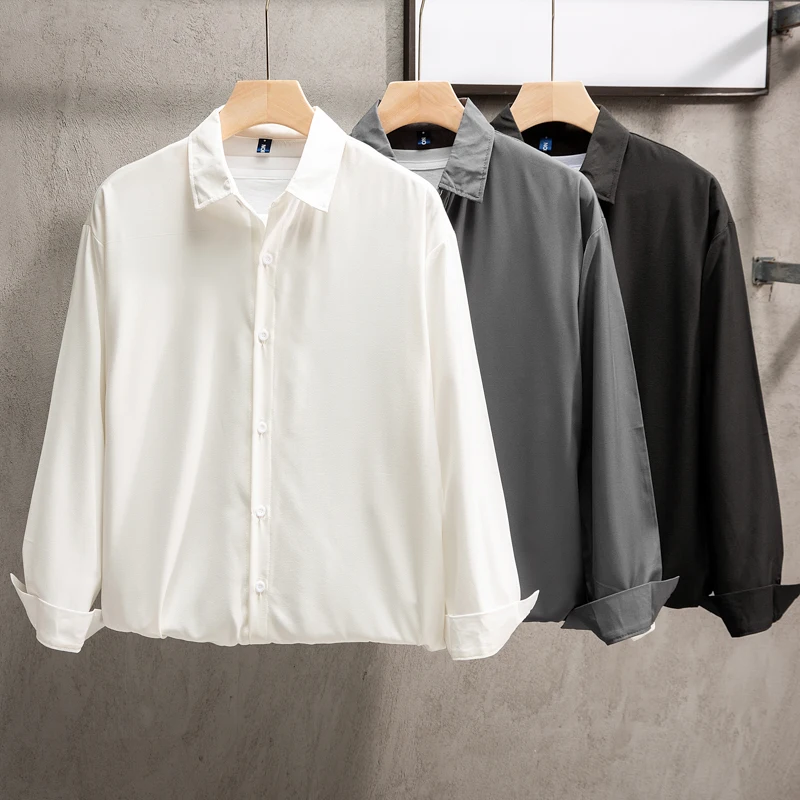 Белая длинная мужская футболка-поло для весны и осени в корейском стиле, модная молодежная свободная модель INS Haome Inner Wear Dra Trendy Top
Белая длинная мужская футболка-поло для весны и осени в корейском стиле, модная молодежная свободная модель INS Haome Inner Wear Dra Trendy Top