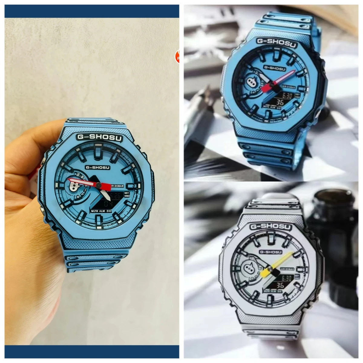 9898 Store Dual Display LED Digital Electronic Comic Watch Full Function World Time Large Dial Oak Collection
9898 Store Dual Display LED Digital Electronic Comic Watch Full Function World Time Large Dial Oak Collection