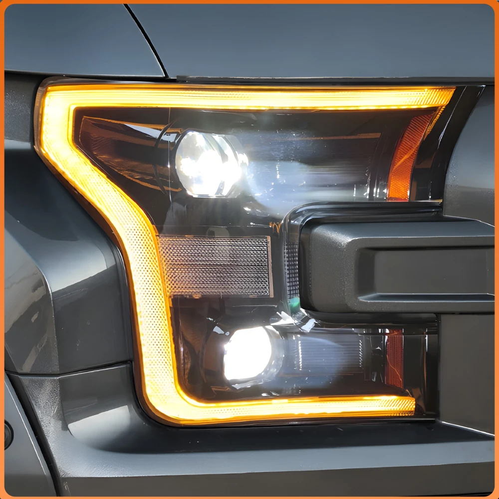 LED DRL Projector Lens Headlights Assembly Plug and Play Car Front Lamps for Ford F-150 Raptor 2015-2017 Auto Upgrade Accessorie
LED DRL Projector Lens Headlights Assembly Plug and Play Car Front Lamps for Ford F-150 Raptor 2015-2017 Auto Upgrade Accessorie