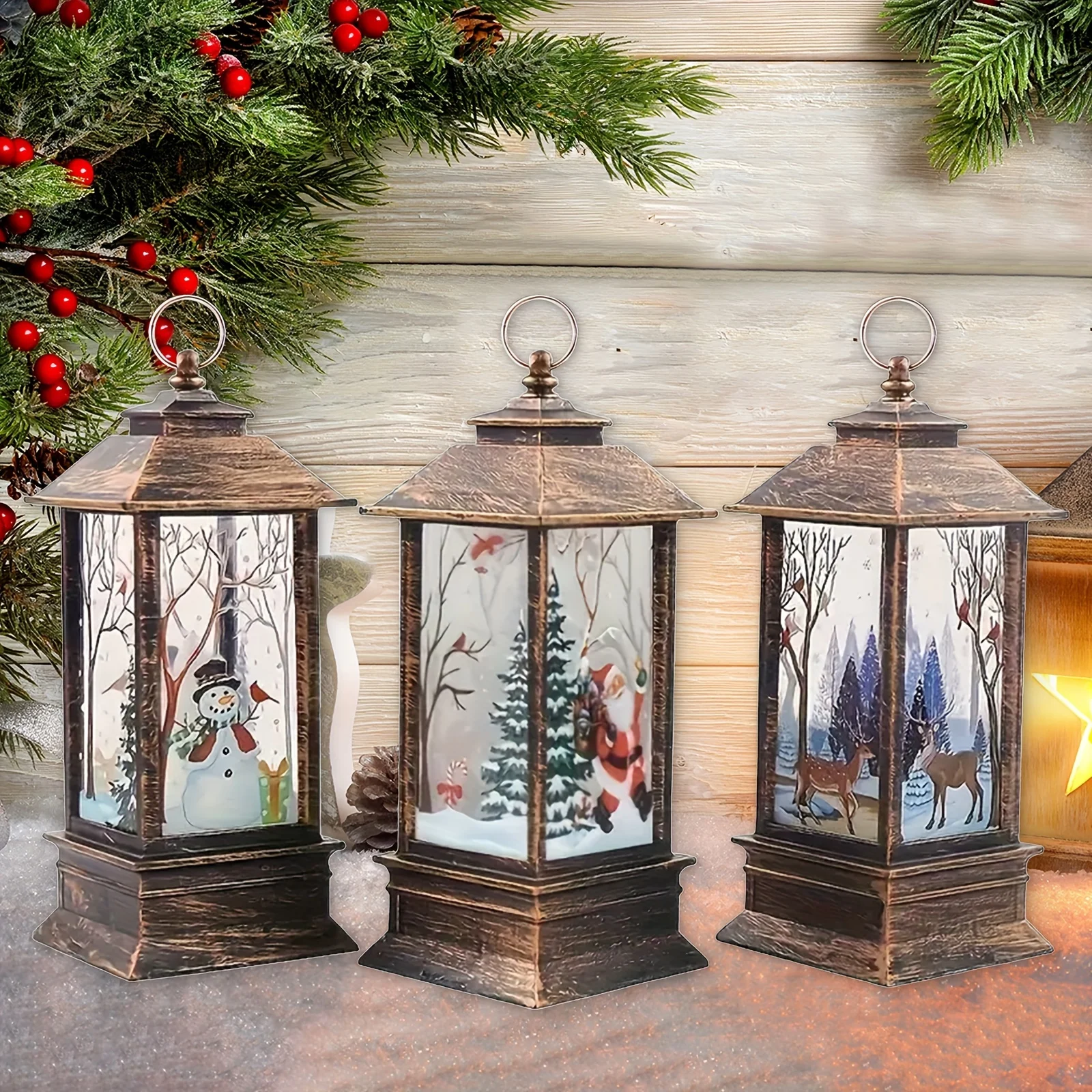 3 шт. рождественские мини-светодиодные фонарики, рождественские свечи-фонарики, подвесные фонарики с оленями Санта-Снеговика, декор для рождественской елки
3 шт. рождественские мини-светодиодные фонарики, рождественские свечи-фонарики, подвесные фонарики с оленями Санта-Снеговика, декор для рождественской елки