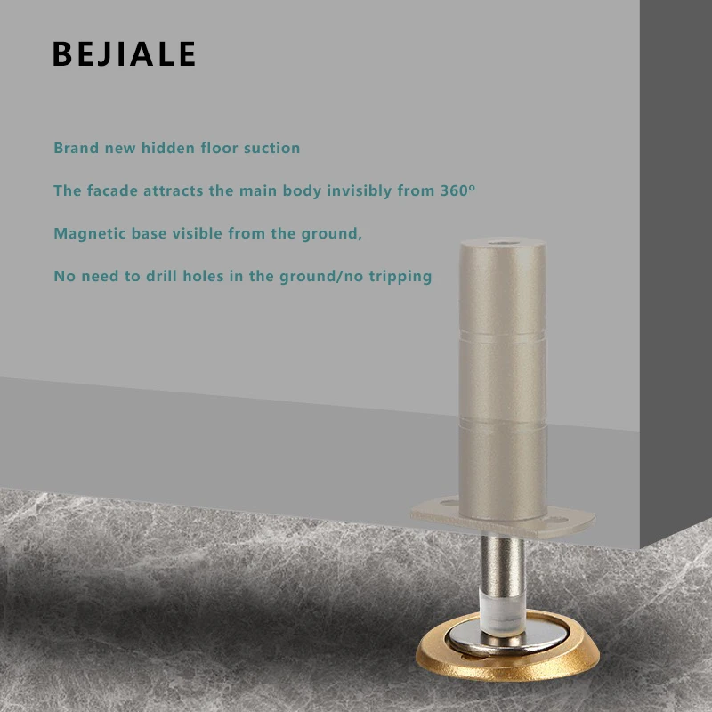 Stainless Steel Door Stop Invisible Floor Suction Punch-free Anti-collision Door Hidden Strong Magnetic Bathroom Door Suction
Stainless Steel Door Stop Invisible Floor Suction Punch-free Anti-collision Door Hidden Strong Magnetic Bathroom Door Suction