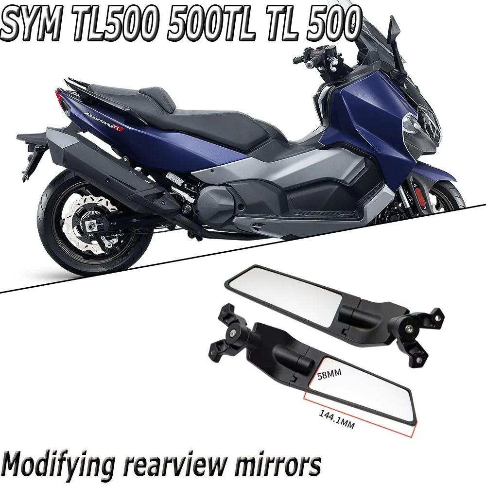 Adjustable Aluminum Rear View Mirrors for SYM TL500 500TL TL 500 New Motorcycle Accessories
Adjustable Aluminum Rear View Mirrors for SYM TL500 500TL TL 500 New Motorcycle Accessories