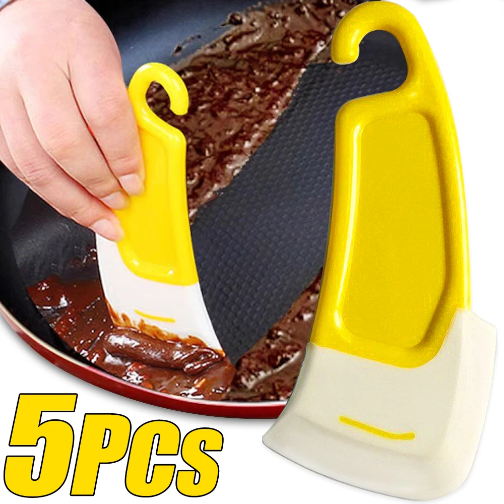 Silicone Scraper Cake Baking Kitchen Cleaning Spatula for Food Residue Stains Pot Fry Pan Dish Oil Plate Clean Brush Soft Blade
Silicone Scraper Cake Baking Kitchen Cleaning Spatula for Food Residue Stains Pot Fry Pan Dish Oil Plate Clean Brush Soft Blade