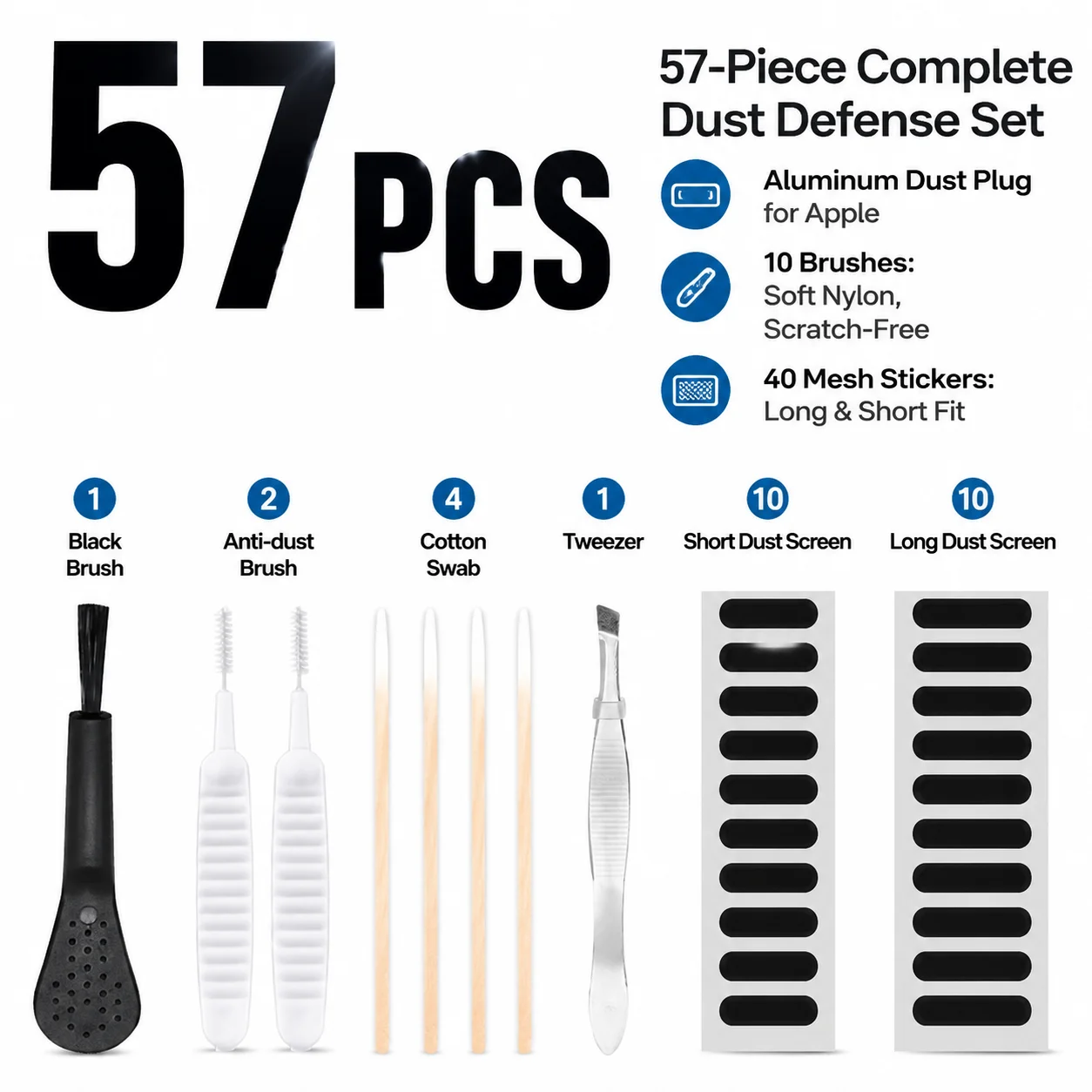Anti Dust Speaker Mesh Stickers Kit, Adhesive Charging Port Protector Cleaning Set for iPhone 17/16/15/14 Pro Max Samsung Huawei
Anti Dust Speaker Mesh Stickers Kit, Adhesive Charging Port Protector Cleaning Set for iPhone 17/16/15/14 Pro Max Samsung Huawei