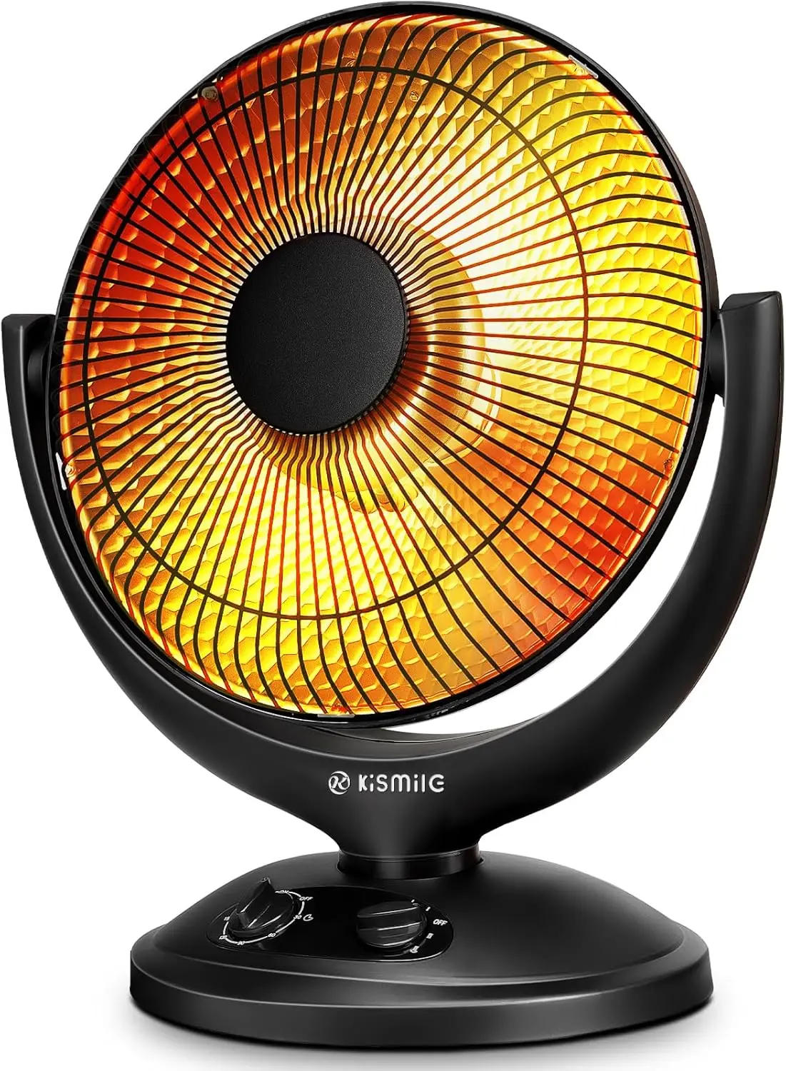 Oscillating Parabolic Space Heater with Thermostat, Timer, and Safety Features for Indoor Use, 800W
Oscillating Parabolic Space Heater with Thermostat, Timer, and Safety Features for Indoor Use, 800W