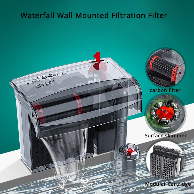 Small Medium Aquarium Waterfall Wall Mounted Filtration Filter Bio Wheel Power Adjustable Flow Surface Skimmer Aquarium Filter
Small Medium Aquarium Waterfall Wall Mounted Filtration Filter Bio Wheel Power Adjustable Flow Surface Skimmer Aquarium Filter