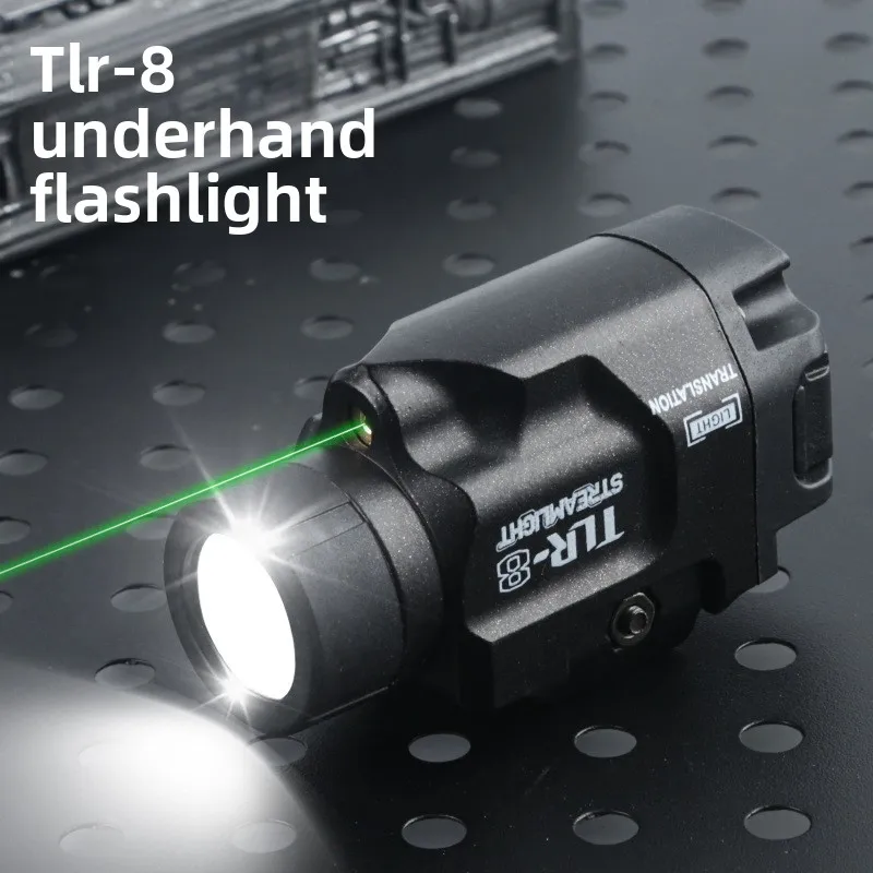 Metal TLR-8 Strobe LED Underbarrel Flashlight, Universal 20MM Rail Adjustable Strong Light Fit Glock
Metal TLR-8 Strobe LED Underbarrel Flashlight, Universal 20MM Rail Adjustable Strong Light Fit Glock