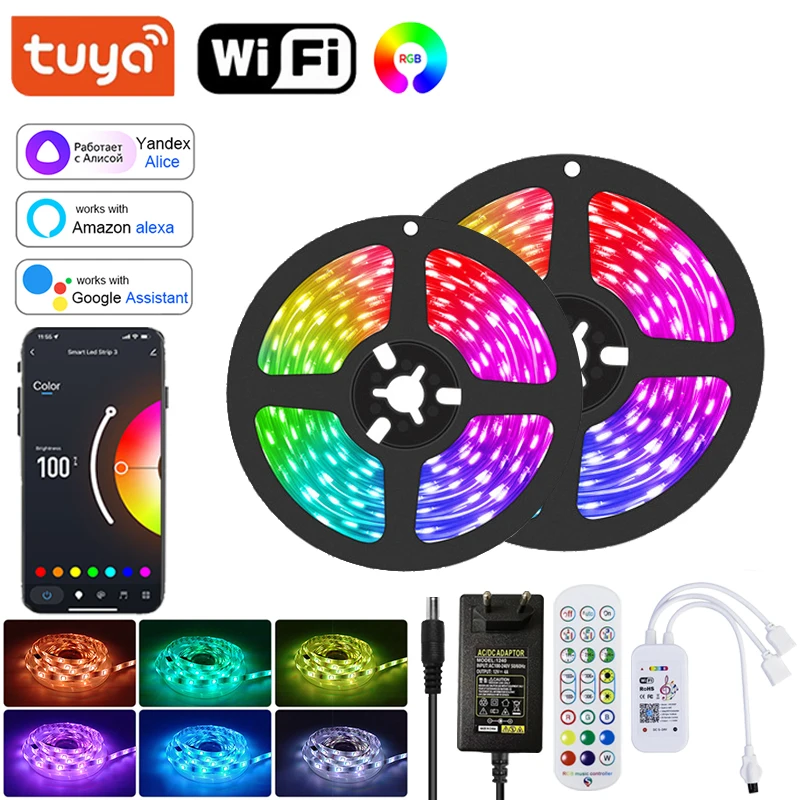 Led Strip Lights Wifi 12V Rgb Led Tape Light Music Sync Ribbon Strip Smart Remote Control Rgb Led Lights For Room Decoration
Led Strip Lights Wifi 12V Rgb Led Tape Light Music Sync Ribbon Strip Smart Remote Control Rgb Led Lights For Room Decoration