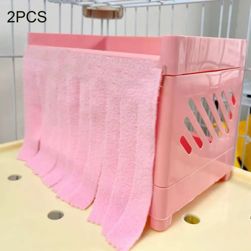 2pcs Soft Hamster Cage Curtain Breathable Comfortable Hamster Hide House Curtain Hanging Washable Guinea Pig House Door Curtain
2pcs Soft Hamster Cage Curtain Breathable Comfortable Hamster Hide House Curtain Hanging Washable Guinea Pig House Door Curtain