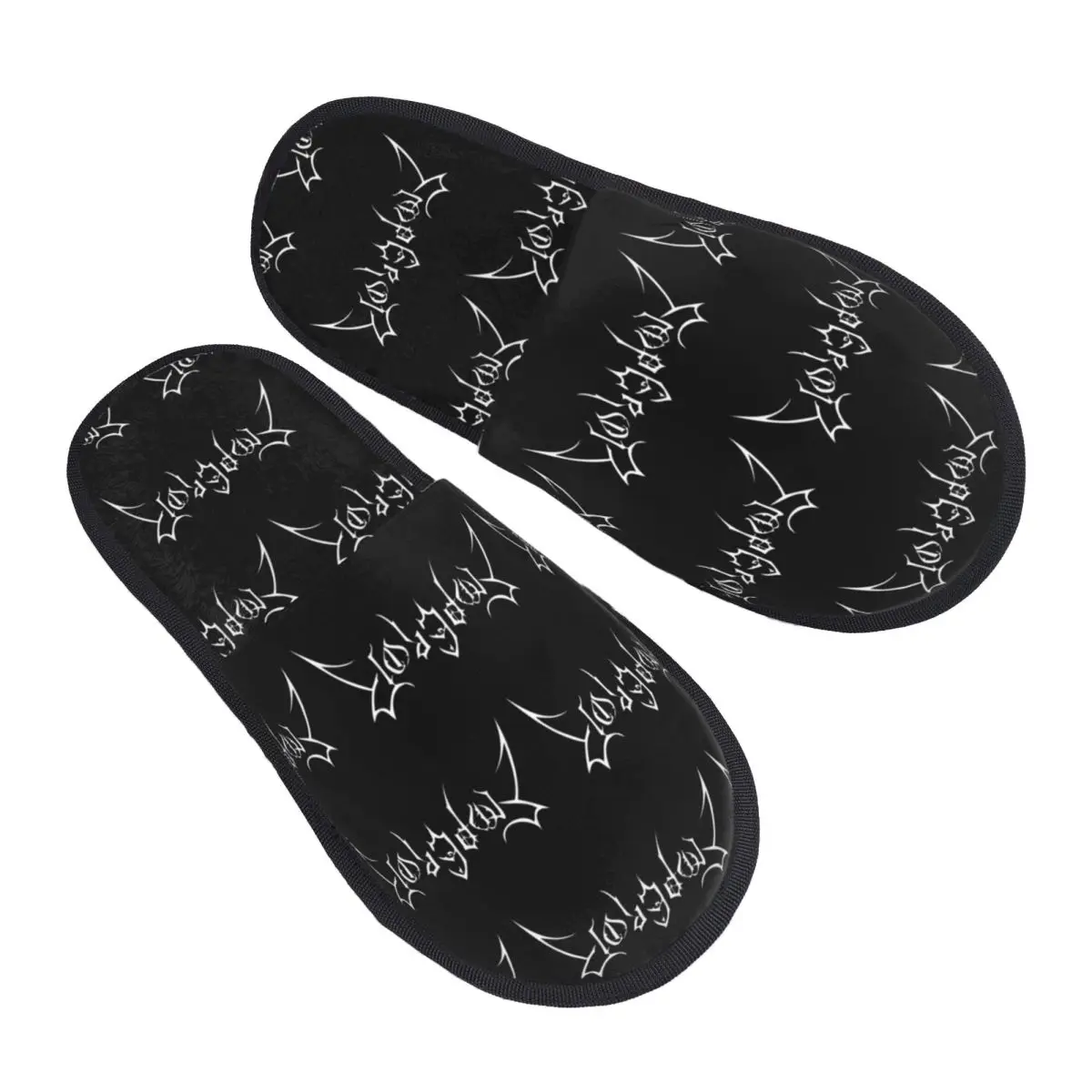 Custom Black Metal Emperors-Band Soft Memory Foam House Slippers Women Cozy Warm Anti-skid Sole Slipper
Custom Black Metal Emperors-Band Soft Memory Foam House Slippers Women Cozy Warm Anti-skid Sole Slipper