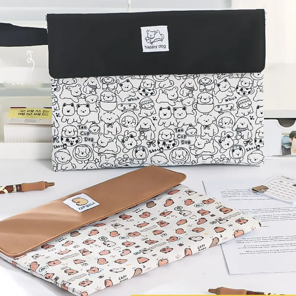 A4 Size Capybara File Folder Large Capacity Cartoon Dog Capybara File Organizer Fabric Washable Capybara Storage Bag Test Paper
A4 Size Capybara File Folder Large Capacity Cartoon Dog Capybara File Organizer Fabric Washable Capybara Storage Bag Test Paper