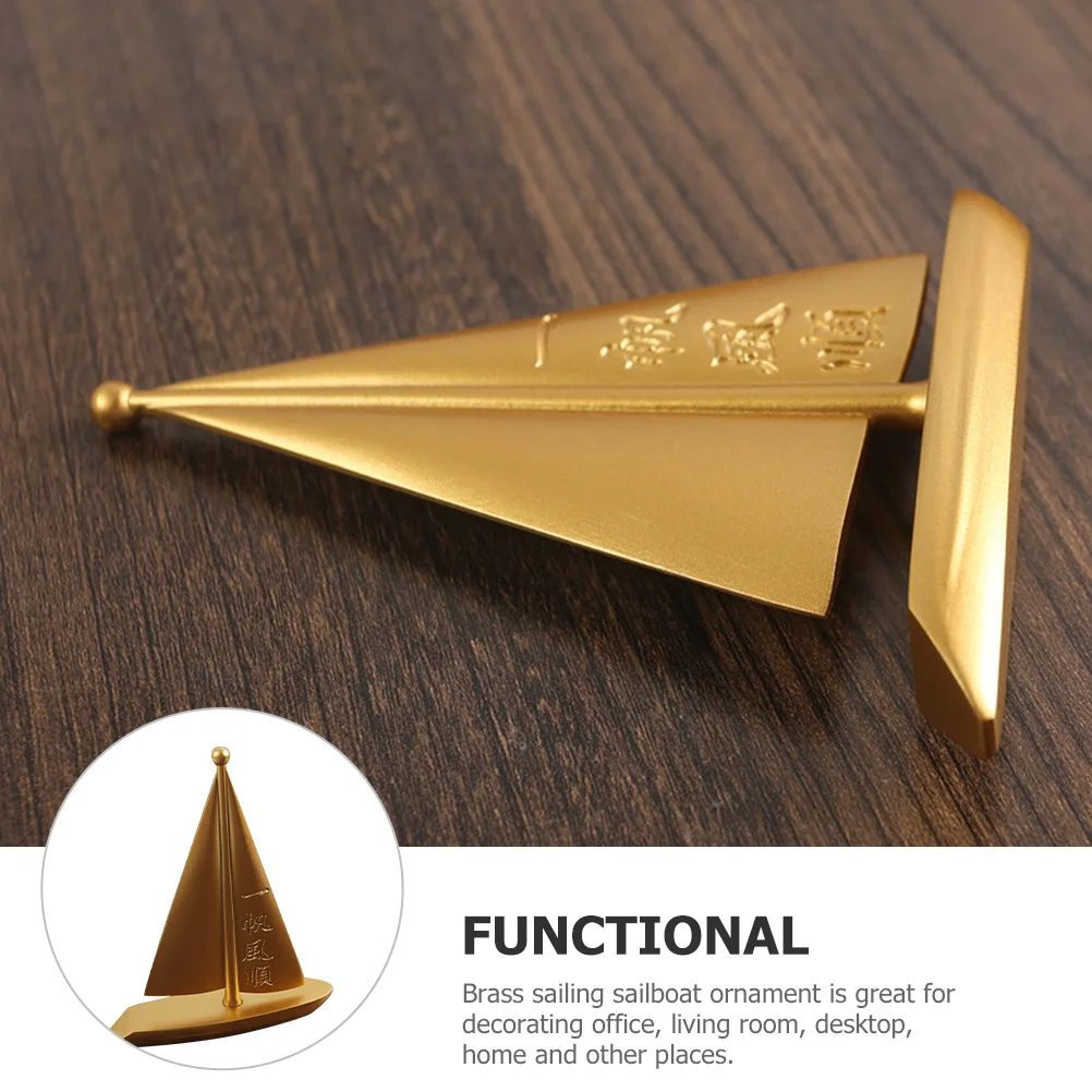 Brass Sailboat Home Office Brass Decor For Bedroom Desktop Decoration Boat Gift Chinese Decor Accessories
Brass Sailboat Home Office Brass Decor For Bedroom Desktop Decoration Boat Gift Chinese Decor Accessories