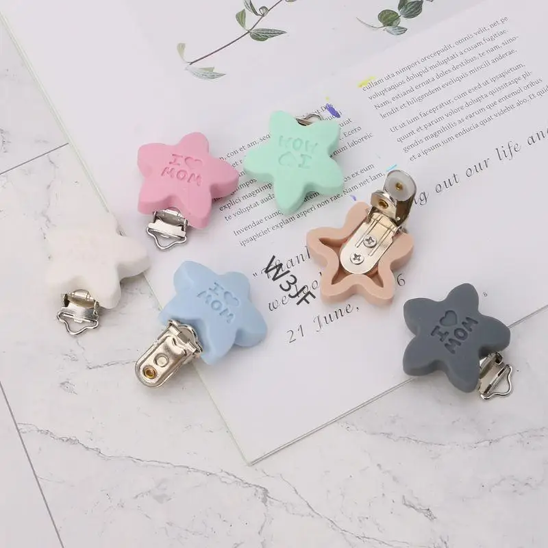 W3JF Baby Teething Pacifier Chain Clip Soft Silicone Clip Smooth Surfaces Dummy Clip Accessories for Baby Infant Newborn
W3JF Baby Teething Pacifier Chain Clip Soft Silicone Clip Smooth Surfaces Dummy Clip Accessories for Baby Infant Newborn